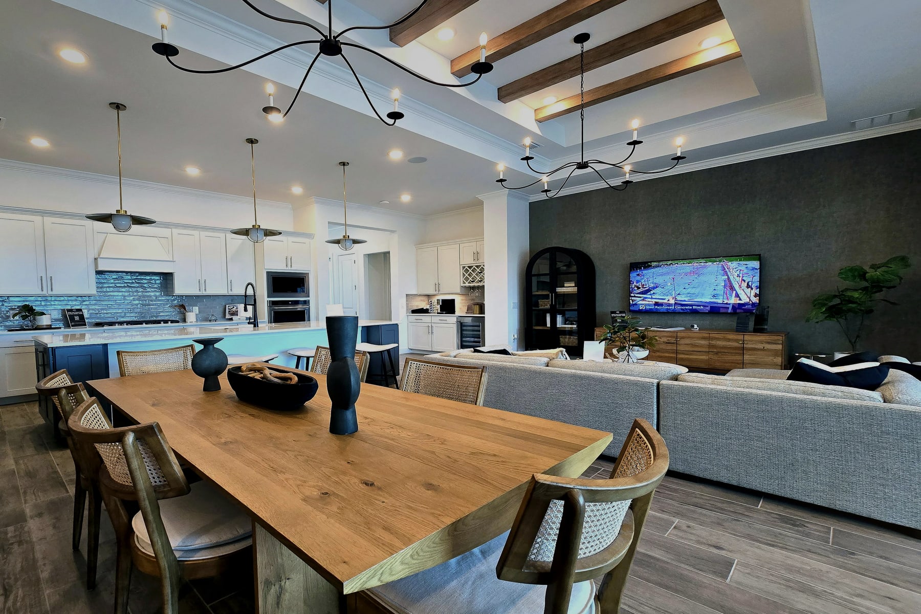 Luxury smart apartment interior